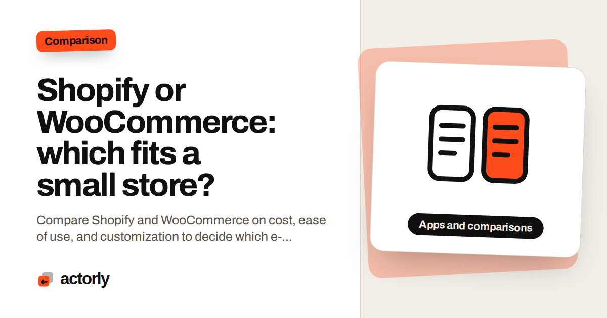 Shopify or WooCommerce: which fits a small store?